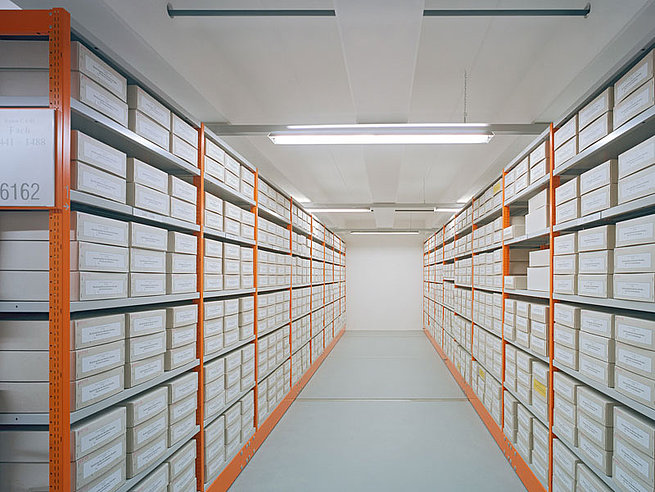Archive Shelving of the State Archive of Dresden
