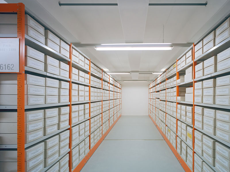 Archive Shelving of the State Archiv in Dresden